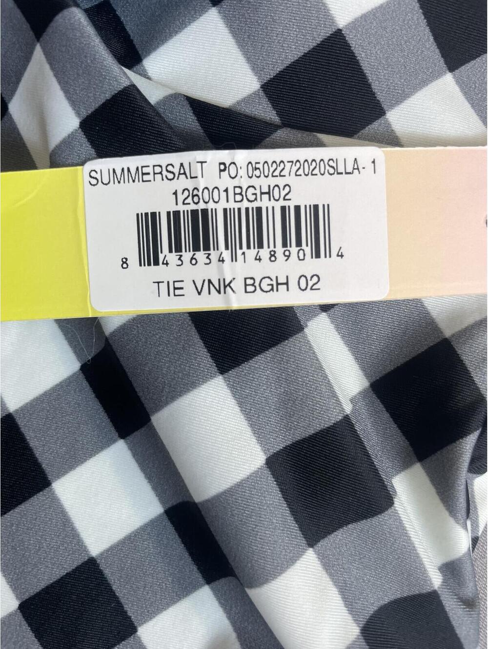 Summersalt The Jetsetter One-Piece Swimsuit NWT In Gingham in Sea Urchin Size 2 - Picture 3 of 9